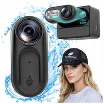 Mini 4K sportinė veiksmo kamera su „WiFi“, atspari vandeniui, su laikikliu
