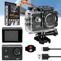 Veiksmo kamera 4K 20MP, su WiFi, plačiakampė, tinkama po vandeniu