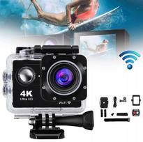 Veiksmo kamera 4K, atspari vandeniui, su priedų rinkiniu 20-in-1, 30 m