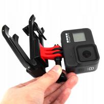 Universalus fotoaparato laikiklis kuprinei ar striukei, tinkamas GoPro, DJI Pocket, Insta360 R