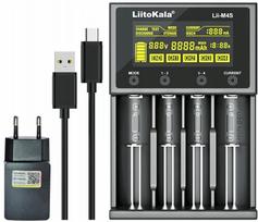 Akumuliatorių įkroviklis LiitoKala Lii-M4S AA, AAA + adapteris