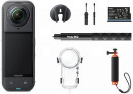 Veiksmo kamera Insta360 X5 8K su 4K UHD nardymo rinkiniu