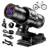 Veiksmo kamera dviračiui, 120°, Full HD 1080P, atspari vandeniui, juoda