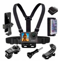 Laikiklis dėklas GoPro, DJI Action, Insta kameroms ir išmaniesiems telefonams