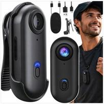Mini sportinė kamera, WiFi, Full HD 1080p, vandeniui atspari, 140° kampas, magnetinė