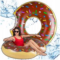 Pripučiamas plaukimo ratas XXL DONUT, 120 cm, vaikams ir suaugusiems