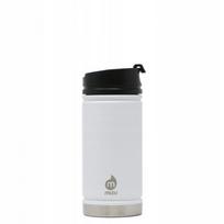 Termo puodelis Mizu V5 450 ml su dangteliu, baltas
