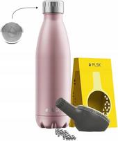 Termo gertuvė FLSK 500 ml su rosegold spalvos valymo perlų rinkiniu