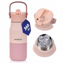 Termosinė gertuvė su šiaudeliu Majestic Sport SILLY, 360 ml, nerūdijantis plienas