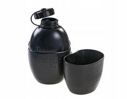 Karinė gertuvė bcb CANNEL 1L ir puodelis 500 ml, juodi