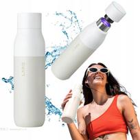 Savarankiškai išsivalantis filtruojantis buteliukas LARQ Flip Top, 500 ml, baltas