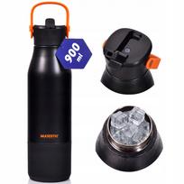Termosinė gertuvė su šiaudeliu Majestic Sport SILLY, 900 ml, nerūdijantis plienas