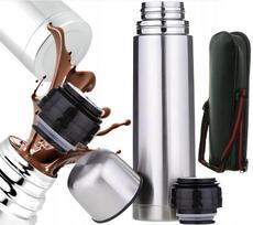 Termosas THERMOS 1 l, nerūdijančio plieno, su dangteliu