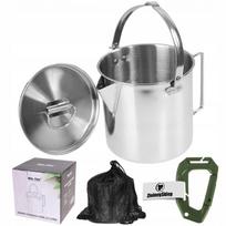 Turistinis virdulys Mil-Tec, 0,7 l, plieninis