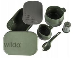 Indų rinkinys Wildo/Helikon Camp-A-Box Complete, 7 dalių, alyvuogių žalios spalvos