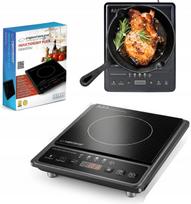 Indukcinė kaitlentė 2000 W, LED valdymas, laikmatis, 60–270 °C