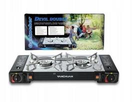 Turistinė viryklė Yanchuan Devil, 2 degiklių, 2 x 2500 W