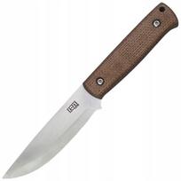 Lauko išgyvenimo peilis su dėklu Za-Pas Biwi BW10 Micarta, rudas
