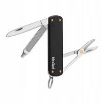 Kišeninis peilis NexTool Mini 4in1, juodas, NE0141