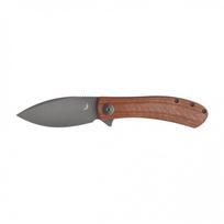 Sulankstomas peilis Trollsky Knives Mandu, plieninis ašmenys, ruda Micarta rankena