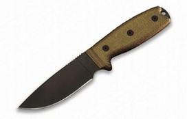 Peilis Ontario RAT 3 juodas, KORDURA dėklas, US ARMY taktinė versija