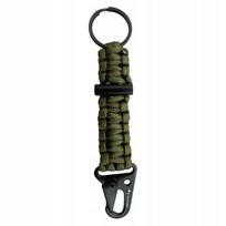 Raktų pakabukas-karabinas su paracord virve ir titnagu, ASG 34-GRN