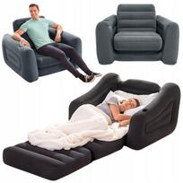 Pripučiamas čiužinys–fotelis–sofa, vienvietis