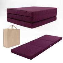 Sulankstomas turistinis čiužinys 180x65x7 cm, violetinis