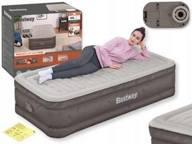 Pripučiamas veliūrinis vienvietis čiužinys Bestway 191x97x46 cm 69048