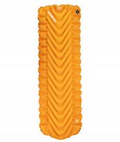 Pripučiama čiužinys Klymit Insulated Static V2, safrano spalvos