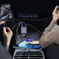 Automobilinis įkroviklis Lisen 1630, 65W, 4in1, USB-C, PD 3.0