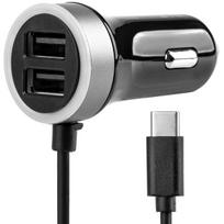 Automobilinis įkroviklis AMiO-02058, 2x USB-C, 12V/24V