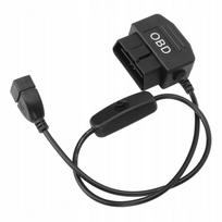 OBD2 16 pinų kištuko USB įkrovimo laidas, 3 m