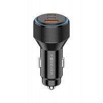 Automobilinis įkroviklis Forever CC-07-66ACC, 1x USB-A, 2x USB-C, 66W, PD, QC