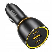 Automobilinis įkroviklis AOHi Superauto, 170 W, 2x USB-C, 1x USB-A