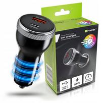 Automobilinis įkroviklis Tracer 51W, USB-C/USB-A, greitas įkrovimas