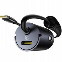 Automobilinis įkroviklis 30W su USB-C laidu, Baseus Mini Tiny Star
