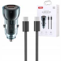 Automobilinis įkroviklis XO CC60 60W su Type-C 3A laidu