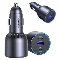 Automobilinis įkroviklis UGREEN, 2x USB-C, 75W