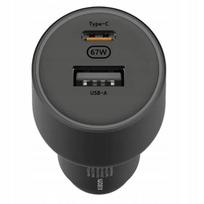 Automobilinis įkroviklis Xiaomi 67W, USB-A ir Type-C