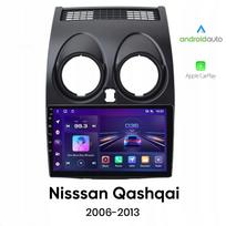 Multimedijos sistema Nissan Qashqai J10 su Android, belaidžiu CarPlay, Android Auto, 2+32GB