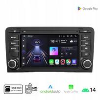 Automobilinė multimedija Audi A3 8P, Android, CarPlay, Android Auto, Wi-Fi, SIM, 6+128GB