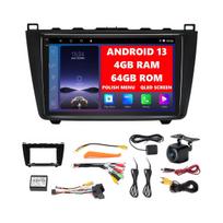 Automobilinė multimedija 2DIN Mazda 6 (GH) 2008–2015, Android 13, 4G/64GB, su Android Auto ir CarPlay