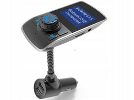 Automobilinis FM siųstuvas su Bluetooth, MP3, 2 USB jungtimis ir 3.1A įkrovikliu