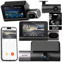 Automobilinė kamera 70mai 4K HDR su T800 priekine ir vidaus kamera, galine RC24 ir 256GB atmintimi