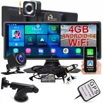 Automobilinis vaizdo registratorius su Android, GPS navigacija, radiju ir kamera