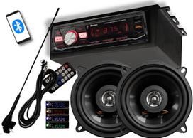 Automobilio radijas su Bluetooth, USB, SD, AUX, MP3, antena