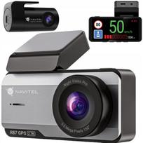 Vaizdo registratorius Navitel R87 Dual GPS, priekinė ir galinė kamera, 2.7K, SONY STARVIS 2