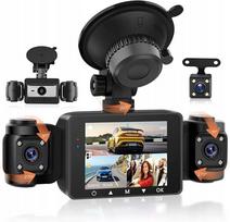 Automobilio kamera 4 kanalų, 360° vaizdas, 4x FHD 1080P – priekinė, galinė, šoninės