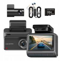 Automobilio vaizdo registratorius DDPAI Z50 Pro su galine kamera, 128GB ir montavimo laidais